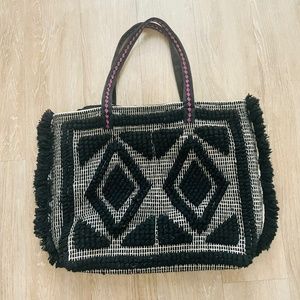 Free People fringe boho large tote bag